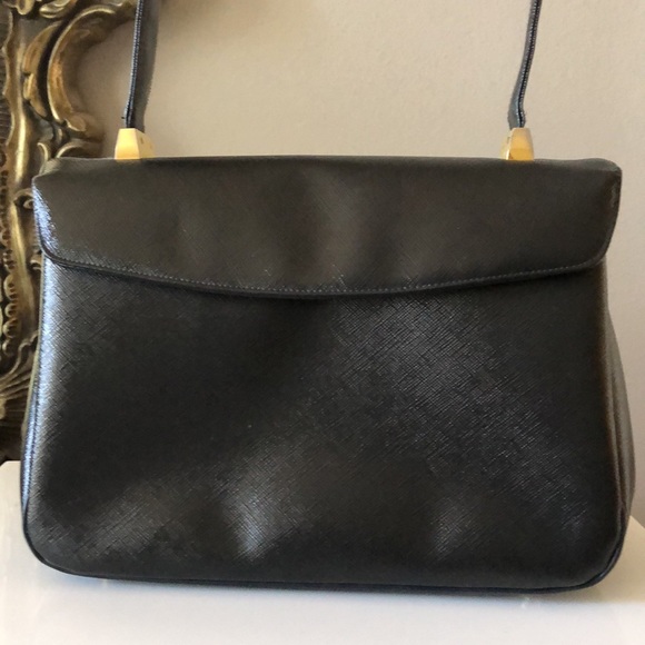 KORET Vintage Saffiano Leather Bag Top Holder - Picture 5 of 16